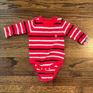 GAP Kids Bodysuit in Red and Black Stripes